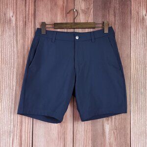 Lululemon Mens Size 30 Commission Classic Fit Short Warpstreme Navy Blue M7AJXS